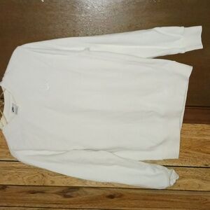 Nike White Logo Sweatshirt Loose Fitting